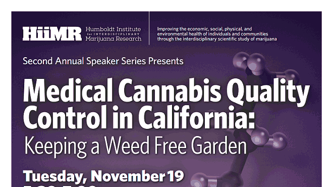 "Medical Cannabis Quality Control in California"