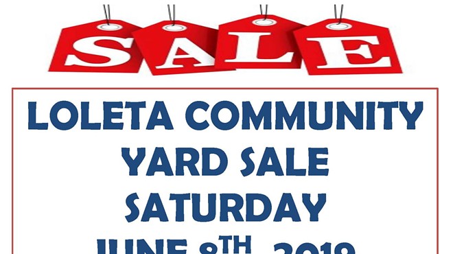 Loleta Community Wide Yard sales