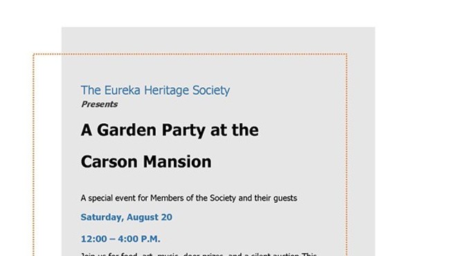 A Garden Party at the Carson Mansion