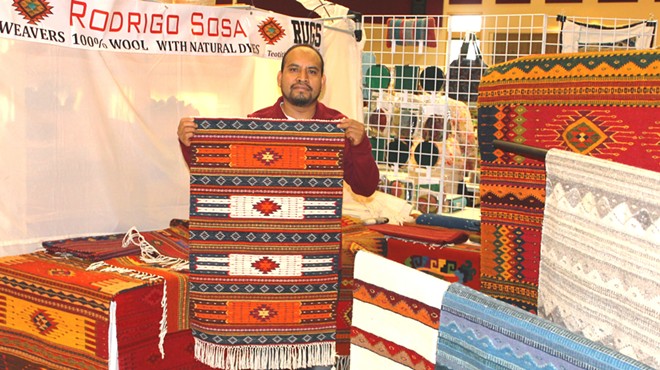 Weaving in Teotitlan de Valle