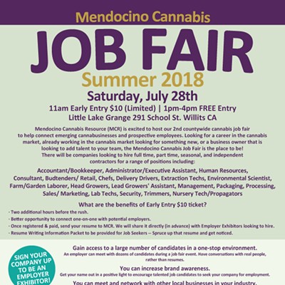 Mendocino Cannabis Job Fair