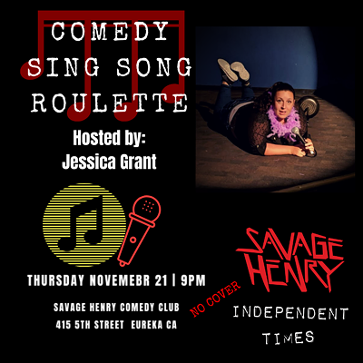 Jessica Grant Hosts Comedy Sing Song Roulette