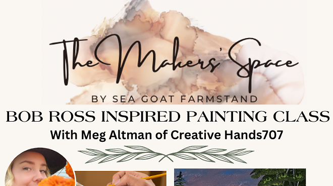 Bob Ross Inspired Paint Night- With Meg of Creative Hands 707