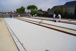 PHOTO BY REES HUGHES - Bocce ball courts at Larson Park in Arcata.