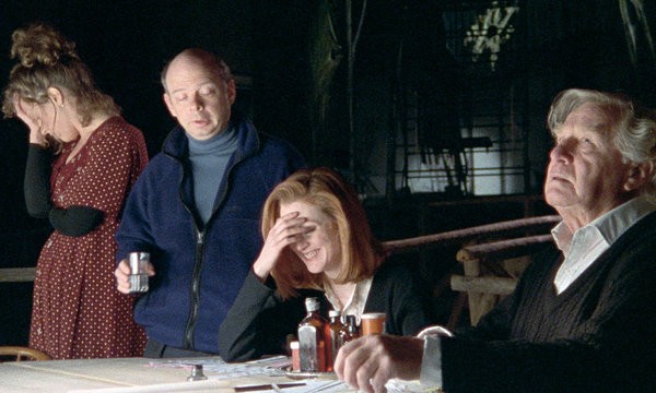 Brooke Smith, Wallace Shawn, Julianne Moore and George Gaynes in Vanya on 42nd Street. - COURTESY OF CRITERION COLLECTION