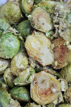 Brussels Sprouts with Avocado - PHOTO BY SIMONA CARINI