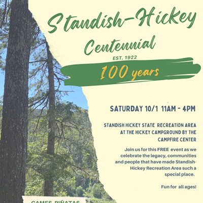 Standish Hickey Centennial Celebration flier