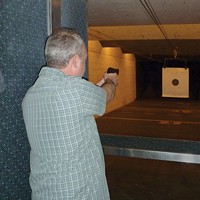 Customers use the gun range at Old West Shootery and Supply to hone their skills and qualify for concealed carry permits.