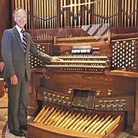 Doug Moorehead with Kegg organ