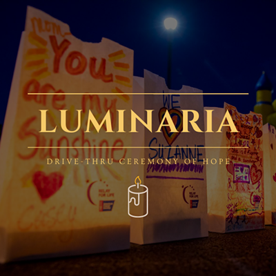 Drive-thru Luminaria Ceremony - Relay For Life