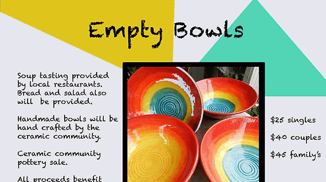 Empty Bowls Fundraiser