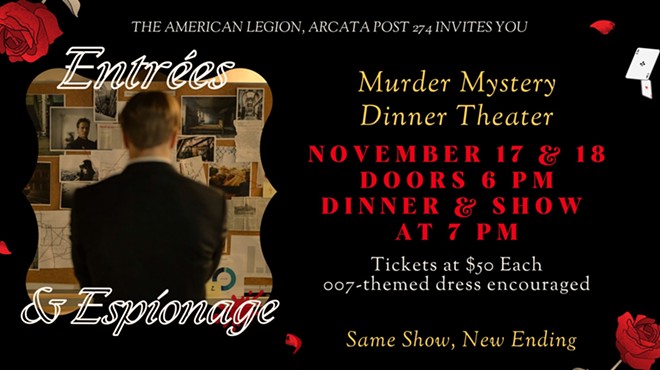 Entrees & Espionage, Interactive Murder Mystery dinner