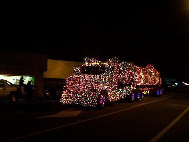 Eureka's lighted trucks - FILE PHOTO