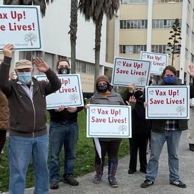 Vax Up, Save Lives Rally on 11/10
