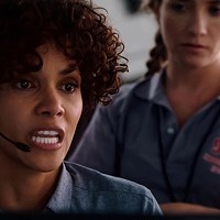 Halle Berry in The Call: Janet Jackson mic? Check. Whitney Houston hair? Check. Let’s do this, people.