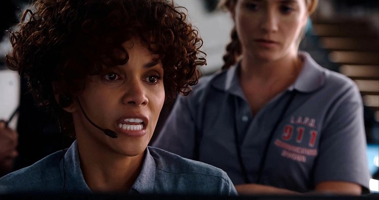 Halle Berry in The Call: Janet Jackson mic? Check. Whitney Houston hair? Check. Let’s do this, people.