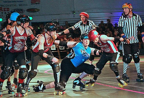 Caption this! - PHOTO COURTESY OF HUMBOLDT ROLLER DERBY