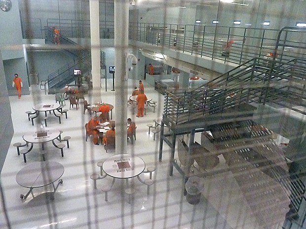 Inside the Humboldt County jail, conditions have started to resemble a prison. - PHOTO BY RYAN BURNS