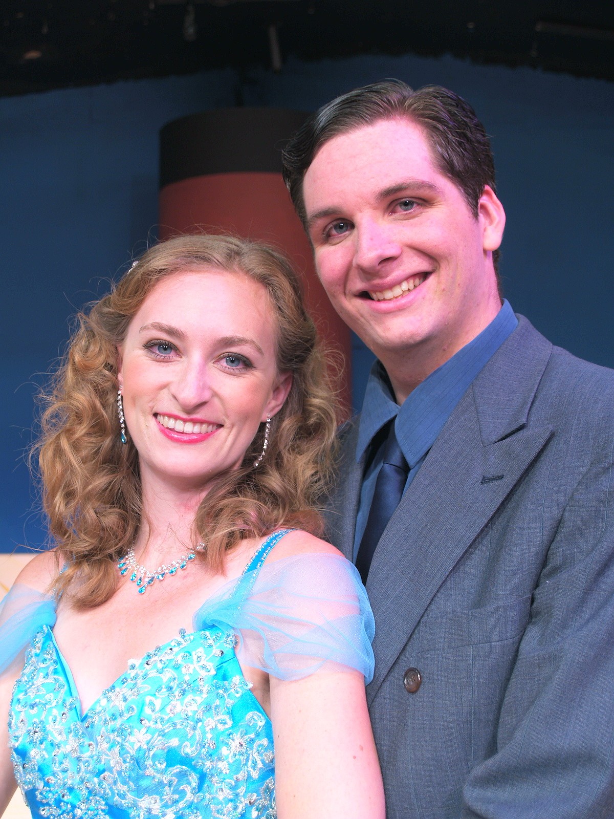 Keili Simmons Marble as Hope and Erik Standifird as Billy in Anything Goes - COURTESY OF NCRT