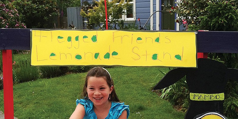 Kids are encouraged to support a favorite cause with some of their lemonade revenues.
