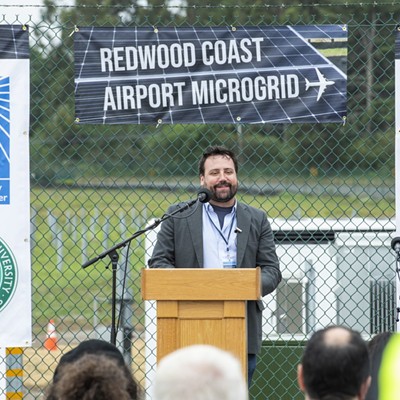 Matthew Marshall at Opening of Redwood Coast Airport Microgrid