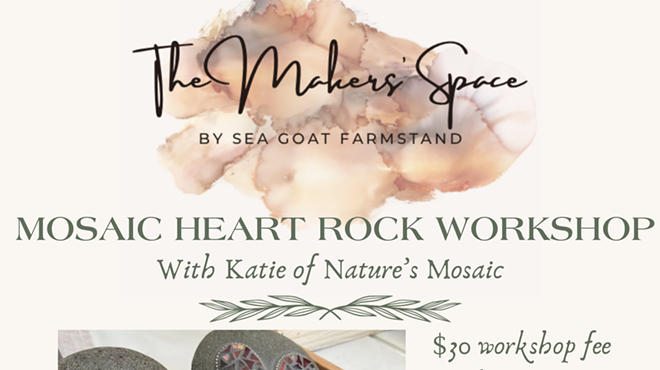 Mosaic Heart Rock Workshop