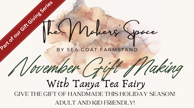 November Gift Making Workshop with Tanya Tea Fairy