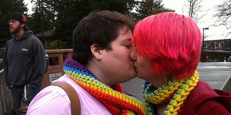 Queer Kissing Flashmob