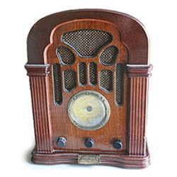 Radio from KHSU's collection, photo by Bob Doran