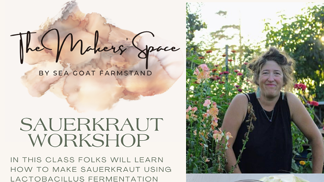 Sauerkraut Workshop with Megan of Sea Goat Farmstand