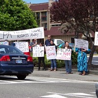 Scenes From Tribes' MLPA Protest