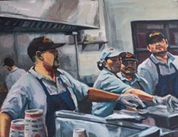 "Super Taco," painting by Ryan Spaulding