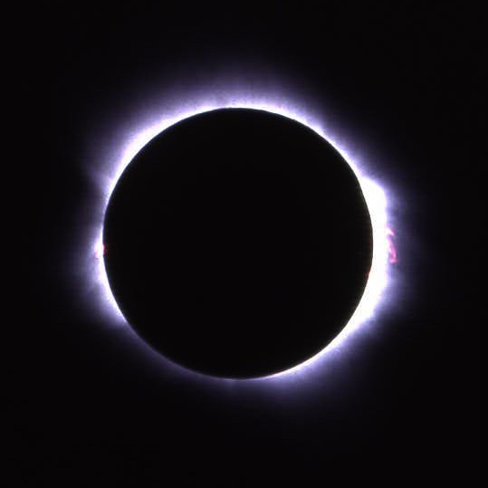 Total solar eclipse from Los Friales, Baja California Sur, Mexico: July 11, 1991. - BARRY EVANS