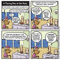 A Taxing Day at the Polls