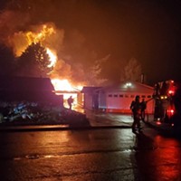 Backyard Shop Destroyed in McKinleyville Fire
