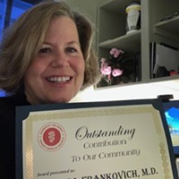 Humboldt-Del Norte Medical Society Presents Award to Teresa Frankovich