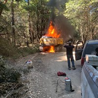 UPDATED: Arson Suspected in Mattole Valley Logging Equipment Fire