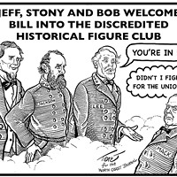 Jeff, Stony and Bob Welcome Bill into the Discredited Historical Figure Club