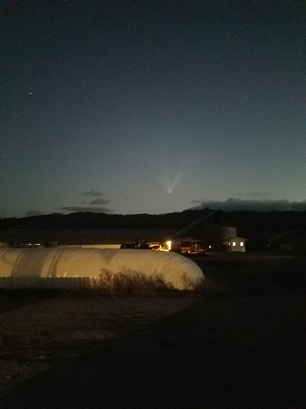 SpaceX's Falcon 9 rocket as seen from the North Coast. - SUBMITTED