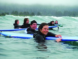 Surfing with Center Activities / Courtesy of Humbolst State University’s Center Activities