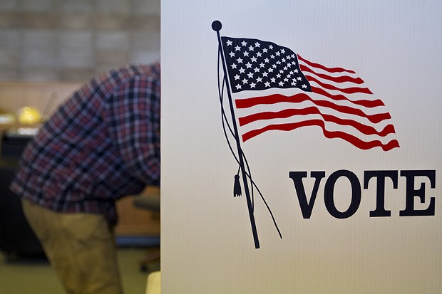 Voters hit the polls Tuesday in record numbers. - FILE