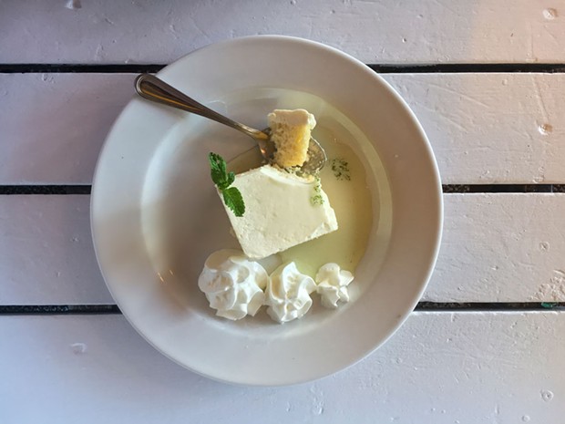 A fresh, minty take on tres leches cake. - PHOTO BY JENNIFER FUMIKO CAHILL