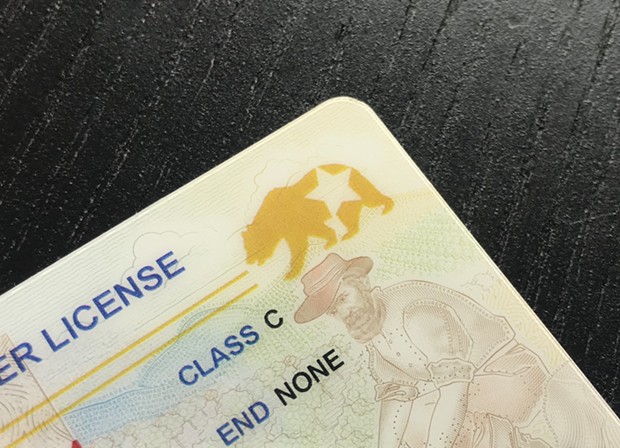 REAL ID cards are marked with a gold bear and a star. - FILE