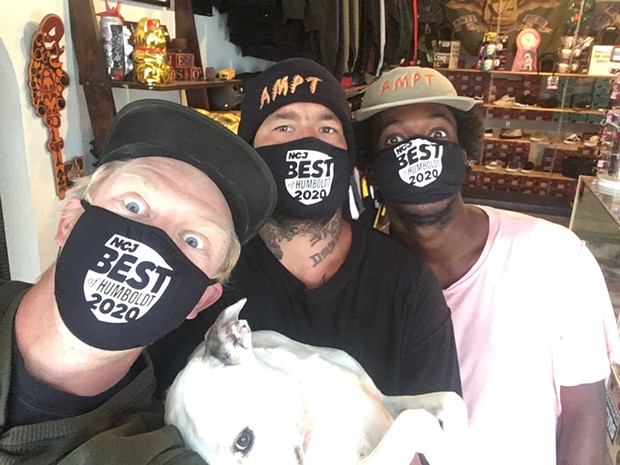 The crew at AMPT Skate Shop, winner of Best Skate Shop. - SUBMITTED
