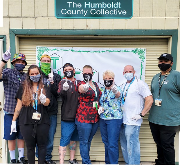 The staff at The Humboldt County Collective, voted Best Dispensary. - Submitted. - SUBMITTED.