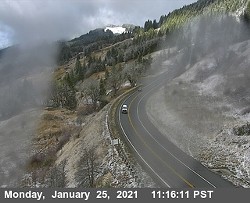 Berry Summit looking west. - CALTRANS
