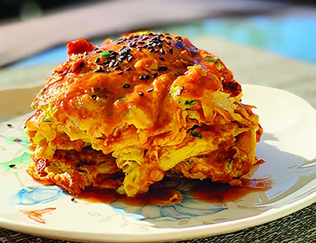 The Krusty Krab has nothing on classic egg foo yung with Dungeness. - PHOTO BY WENDY CHAN