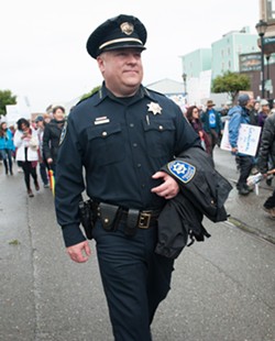 Eureka Police Chief Steve Watson. - PHOTO BY MARK MCKENNA