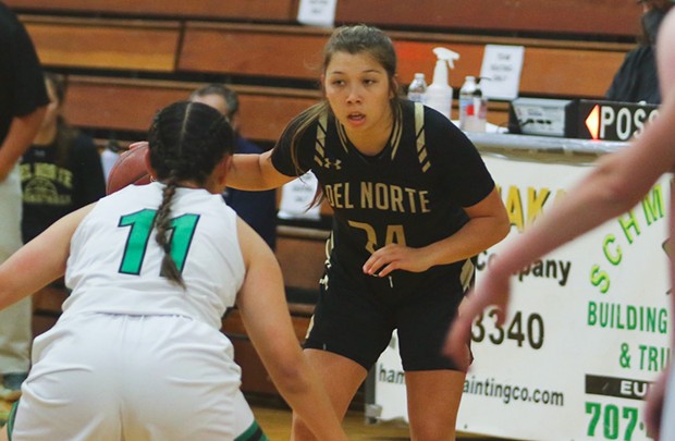 Jadence Clifton started all four of her years playing for the Del Norte High School Warriors, winning her league's co-MVP as a junior and having what a local sports journalist called the most dominant season of any Humboldt-Del Norte League athlete in any sport during her senior year. - SUBMITTED