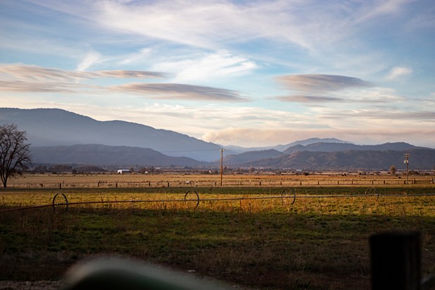 The fields of the Bryan-Morris Ranch in the Scott Valley area of Siskiyou County. Bryan-Morris Ranch is one of many farms in the Scott Valley that relies on the water coming from the Scott River. - PHOTO BY LARRY VALENZUELA, CALMATTERS/CATCHLIGHT LOCAL